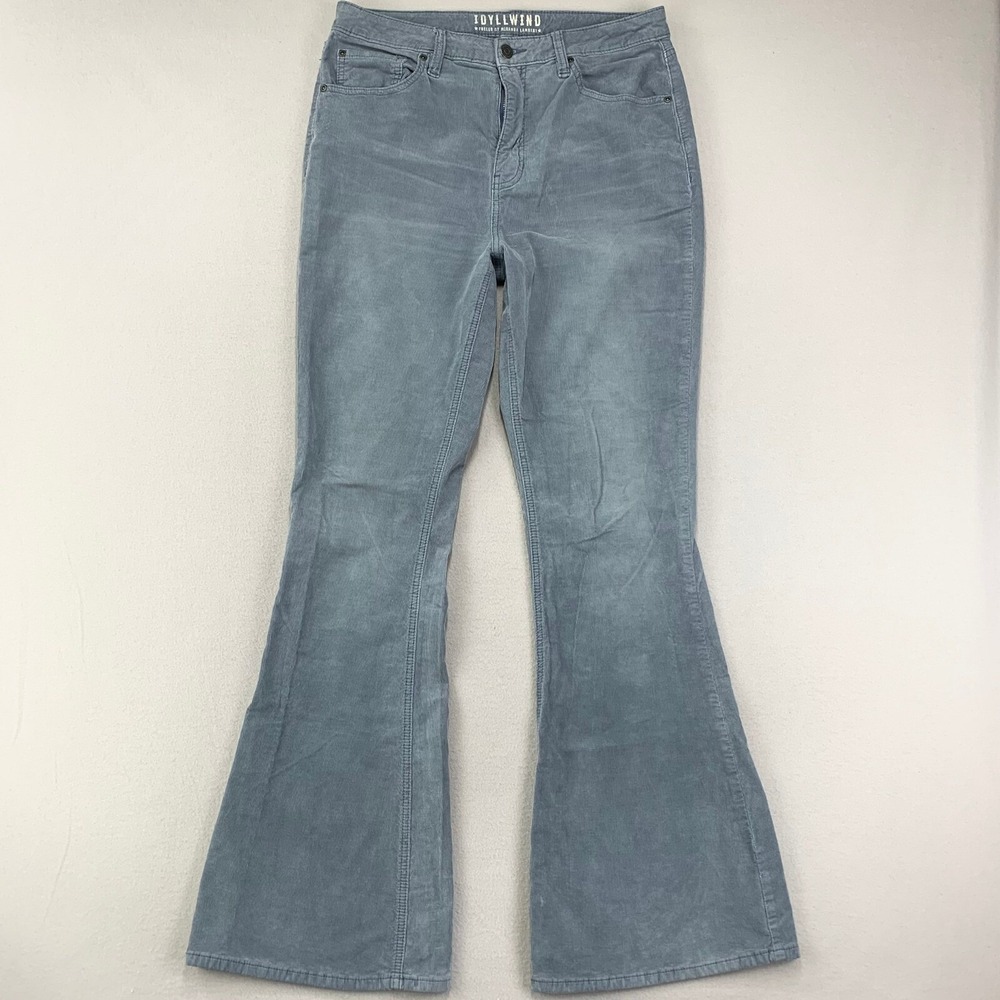 Idyllwind Women's Flare Wide Leg Jeans in Faded Blue